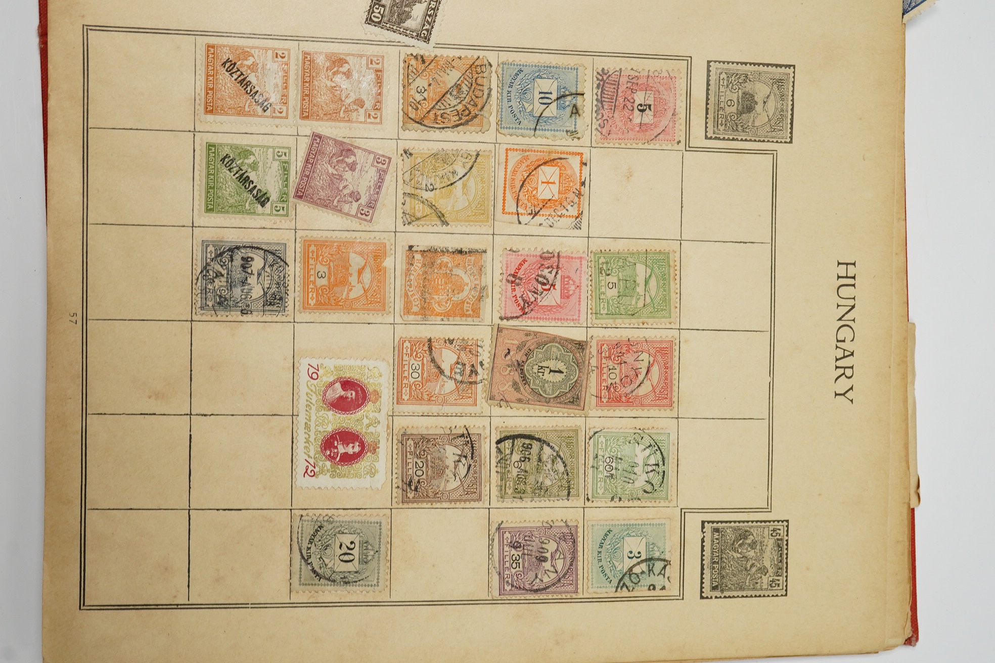 British and Commonwealth stamps, in two albums to include Great Britain, one penny black and two pence blue, stamps, Aden, Burma, India, Ceylon, Straits settlements and some world stamps, mostly used some unused